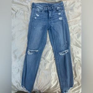 American Eagle High Rise Jegging Crop, Size 6